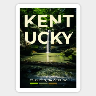 Kentucky Travel Poster Sticker